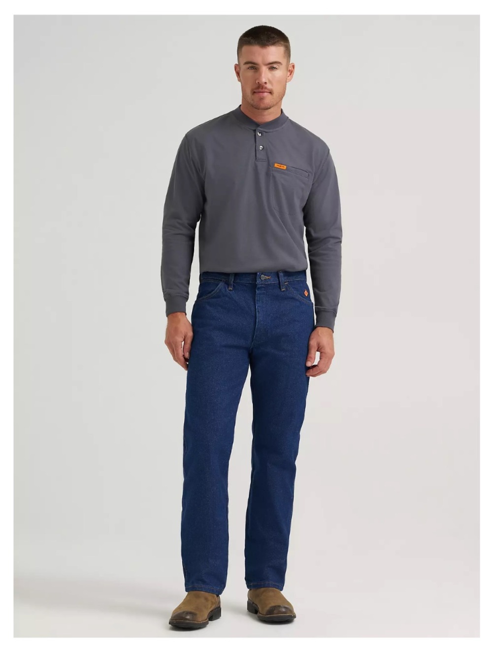 WRANGLER® FR FLAME-RESISTANT ORIGINAL FIT JEAN, DUAL HAZARD PROTECTION, 32x32